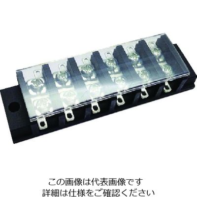 トラスコ中山 TRUSCO 中継端子台 300V 15A 6P TOTB-542N-6P-C 1個 207-5753（直送品）