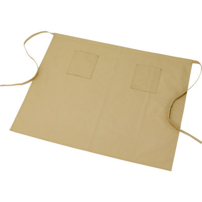 トラスコ中山 TRUSCO キャンバスエプロン幅広腰前掛けタイプ ベージュ HMEP-BE 1枚 207-2811（直送品）