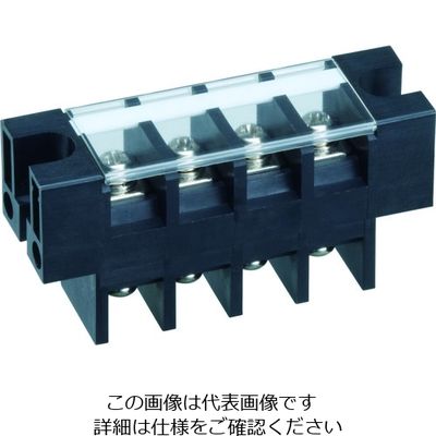 トラスコ中山 TRUSCO 貫通端子台 600V 100A 4P TOTB-358N-4P 1個 207-5664（直送品）