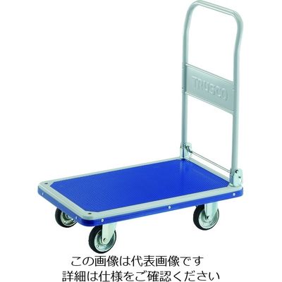 トラスコ中山 TRUSCO プレス製台車 ドンキーカート 折りたたみ式810×510 ハンドル高さ1000 201N-LH 1台（直送品）