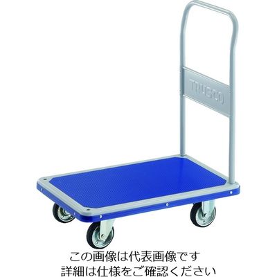 トラスコ中山 TRUSCO プレス製台車 ドンキーカート 固定式815×515 ハンドル高さ1000 202N-LH 1台 195-3772（直送品）