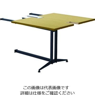 トラスコ中山 TRUSCO T字脚大会議テーブル 増連 W800×D1000×H720 ナチュラル TMTAD-NA 1台 207-6184（直送品）