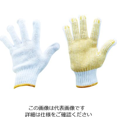 トラスコ中山 TRUSCO 混紡すべり止め手袋 指又補強編みタイプ 10双組 フリーサイズ SKG10G-10 1組(10双)（直送品）