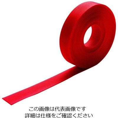トラスコ中山 TRUSCO ナイロン平ベル 1.6t×38mm×5m 赤 TNB385-R 1巻 206-7114（直送品）