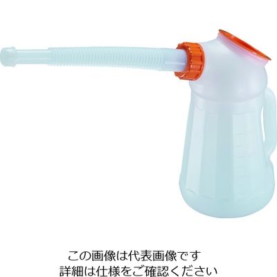 トラスコ中山 TRUSCO オイルジョッキ ピノッキオ1L ノズル・本体蓋付 網付 PN-1 1個 206-5612（直送品）