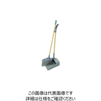 トラスコ中山 TRUSCO 多機能ほうきチリトリセット グレー TDPS10-SET-GY 1セット 207-2095（直送品）