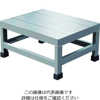 トラスコ中山 TRUSCO アルミ製溶接一体構造型作業台 一段(完成品) W500×D400×H250 WTDB-5425 1台（直送品）