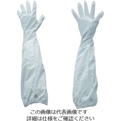 トラスコ中山 TRUSCO 腕カバー付塩ビ薄手手袋 TPGAC-L 1双 206-6092（直送品）