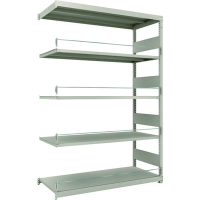 TRUSCO 災害備蓄ラック スチールラック M1.5型 W1460×D595×H2100 5段 連結 M1.5-DS7565B（直送品）