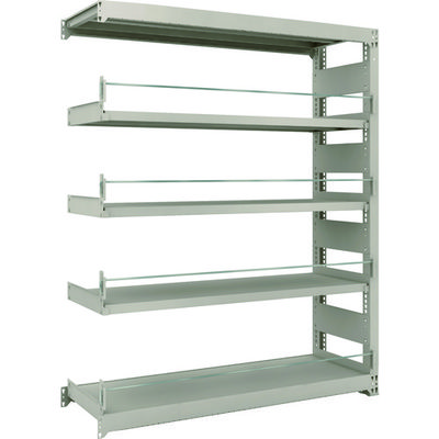 TRUSCO 災害備蓄ラック スチールラック M3型 W1500×D471×H1800 5段 連結 M3-DS6555B 1台(1個)（直送品）