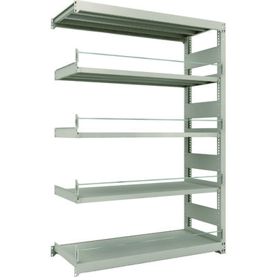 TRUSCO 災害備蓄ラック スチールラック M3型 W1500×D571×H2100 5段 連結 M3-DS7565B 1台(1個)（直送品）