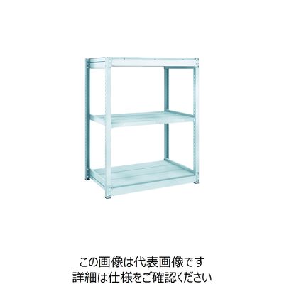 トラスコ中山 TRUSCO TUG型軽量棚100kg単体 940X624XH1200 3段 TUG100-43L-3 1台(1個)（直送品）