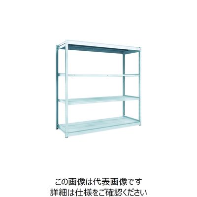 トラスコ中山 TRUSCO TUG型軽量棚100kg単体 1840X624XH1800 4段 TUG100-66L-4 1台(1個)（直送品）