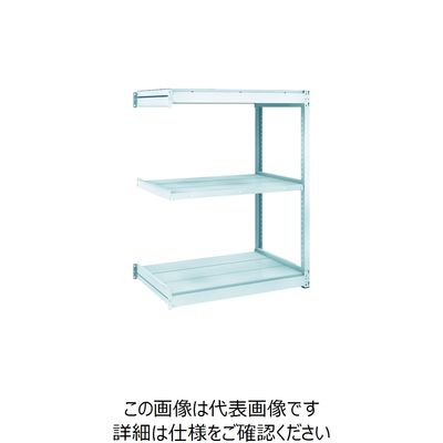 トラスコ中山 TRUSCO TUG型軽量棚100kg連結 940X624XH1200 3段 TUG100-43L-3B 1台(1個)（直送品）