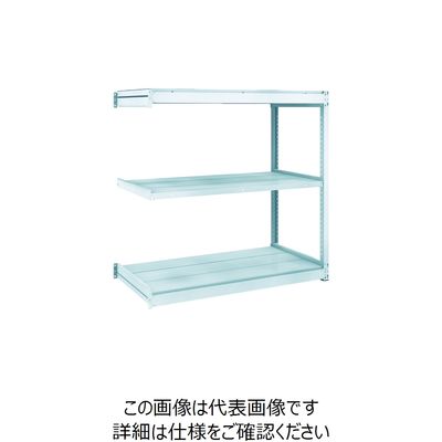 トラスコ中山 TRUSCO TUG型軽量棚100kg連結 1240X624XH1200 3段 TUG100-44L-3B 1台(1個)（直送品）