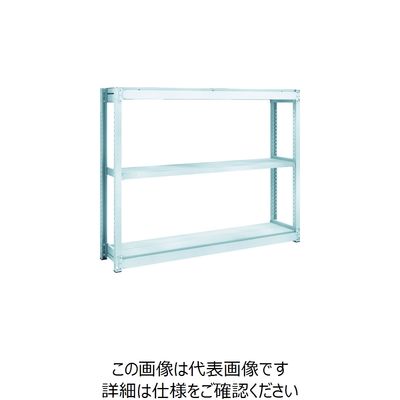 トラスコ中山 TRUSCO TUG型軽量棚100kg単体 1540X324XH1200 3段 TUG100-45K-3 1台(1個)（直送品）