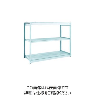 トラスコ中山 TRUSCO TUG型軽量棚100kg単体 1540X624XH1200 3段 TUG100-45L-3 1台(1個)（直送品）