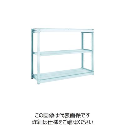 トラスコ中山 TRUSCO TUG型軽量棚100kg単体 1540X474XH1200 3段 TUG100-45S-3 1台(1個)（直送品）