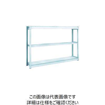 トラスコ中山 TRUSCO TUG型軽量棚100kg単体 1840X324XH1200 3段 TUG100-46K-3 1台(1個)（直送品）