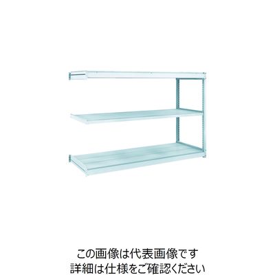 トラスコ中山 TRUSCO TUG型軽量棚100kg連結 1840X624XH1200 3段 TUG100-46L-3B 1台(1個)（直送品）