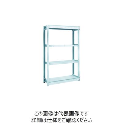 トラスコ中山 TRUSCO TUG型軽量棚100kg単体 940X324XH1500 4段 TUG100-53K-4 1台(1個)（直送品）