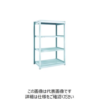 トラスコ中山 TRUSCO TUG型軽量棚100kg単体 940X624XH1500 4段 TUG100-53L-4 1台(1個)（直送品）