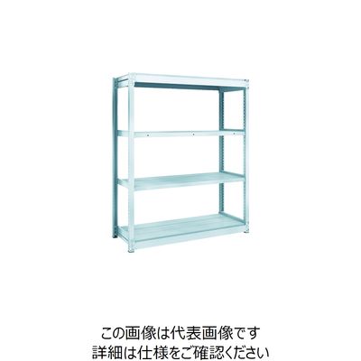 トラスコ中山 TRUSCO TUG型軽量棚100kg単体 1240X474XH1500 4段 TUG100-54S-4 1台(1個)（直送品）