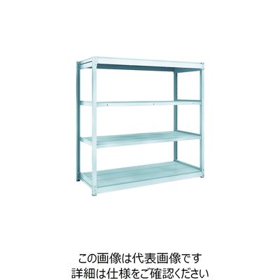 トラスコ中山 TRUSCO TUG型軽量棚100kg単体 1540X624XH1500 4段 TUG100-55L-4 1台(1個)（直送品）