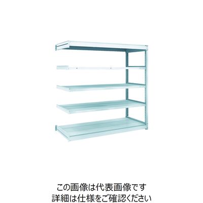TRUSCO TUG型軽量ボルトレス棚 100kg 連結型 1540×624×H1500 5段 TUG100-55L-5B 1台(1個)（直送品）