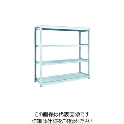 トラスコ中山 TRUSCO TUG型軽量棚100kg単体 1540X474XH1500 4段 TUG100-55S-4 1台(1個)（直送品）