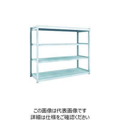 トラスコ中山 TRUSCO TUG型軽量棚100kg単体 1840X624XH1500 4段 TUG100-56L-4 1台(1個)（直送品）