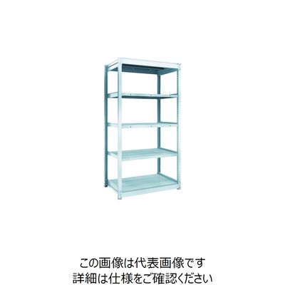 TRUSCO TUG型軽量ボルトレス棚 100kg 単体型 940×624×H1800 5段 TUG100-63L-5 1台(1個)（直送品）