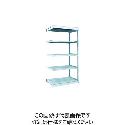 TRUSCO TUG型軽量ボルトレス棚 100kg 連結型 940×624×H1800 5段 TUG100-63L-5B 1台(1個)（直送品）