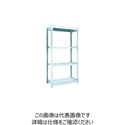 トラスコ中山 TRUSCO TUG型軽量棚100kg単体 940X474XH1800 4段 TUG100-63S-4 1台(1個)（直送品）
