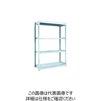 トラスコ中山 TRUSCO TUG型軽量棚100kg単体 1240X474XH1800 4段 TUG100-64S-4 1台(1個)（直送品）