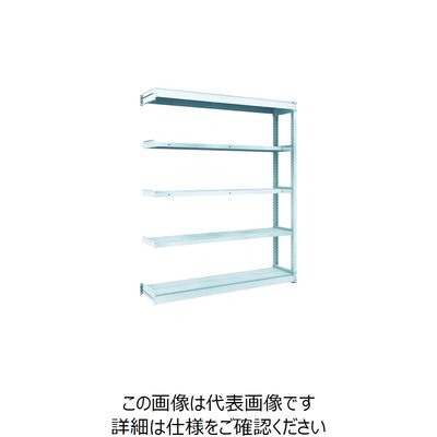 TRUSCO TUG型軽量ボルトレス棚 100kg 連結型 1540×324×H1800 5段 TUG100-65K-5B 1台(1個)（直送品）
