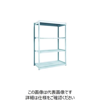 トラスコ中山 TRUSCO TUG型軽量棚100kg単体 1540X624XH1800 4段 TUG100-65L-4 1台(1個)（直送品）