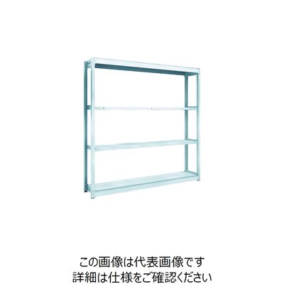 トラスコ中山 TRUSCO TUG型軽量棚100kg単体 1840X324XH1800 4段 TUG100-66K-4 1台(1個)（直送品）
