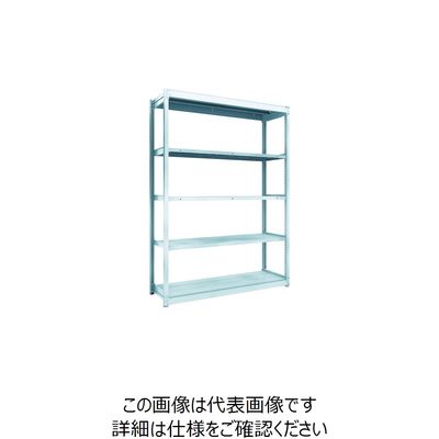 トラスコ中山 TRUSCO TUG型軽量棚100kg単体 1540X474XH2100 5段 TUG100-75S-5 1台(1個)（直送品）