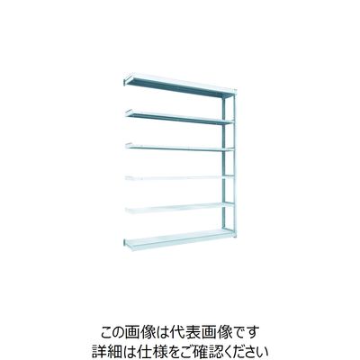 TRUSCO TUG型軽量ボルトレス棚 100kg 連結型 1840×324×H2400 6段 TUG100-86K-6B 1台(1個)（直送品）