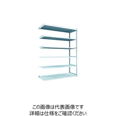 TRUSCO TUG型軽量ボルトレス棚 100kg 連結型 1840×624×H2400 6段 TUG100-86L-6B 1台(1個)（直送品）