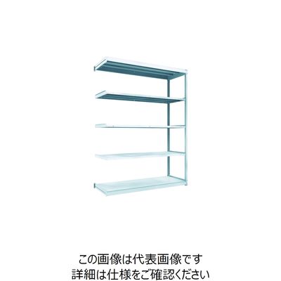 トラスコ中山 TRUSCO TUG型軽量棚100kg連結 1840X624XH2400 5段 TUG100-86L-5B 1台(1個)（直送品）