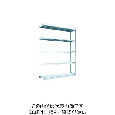 トラスコ中山 TRUSCO TUG型軽量棚100kg連結 1840X474XH2400 5段 TUG100-86S-5B 1台(1個)（直送品）