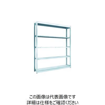 トラスコ中山 TRUSCO TUG型軽量棚100kg単体 1840X324XH2100 5段 TUG100-76K-5 1台(1個)（直送品）