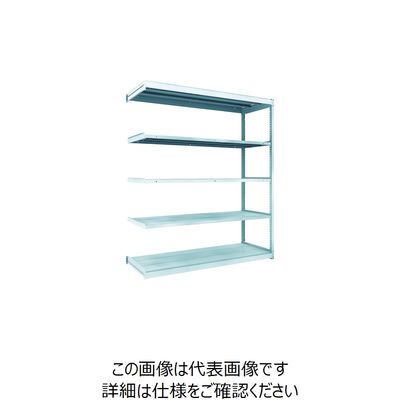 トラスコ中山 TRUSCO TUG型軽量棚100kg連結 1840X624XH2100 5段 TUG100-76L-5B 1台(1個)（直送品）