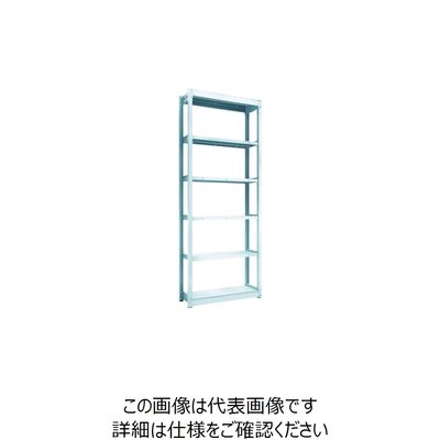 TRUSCO TUG型軽量ボルトレス棚 100kg 単体型 940×324×H2400 6段 TUG100-83K-6 1台(1個)（直送品）