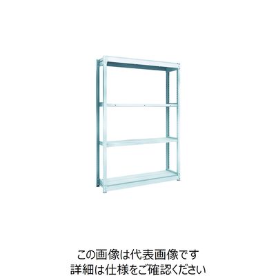 トラスコ中山 TRUSCO TUG型軽量棚100kg単体 1240X324XH1800 4段 TUG100-64K-4 1台(1個)（直送品）