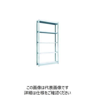 トラスコ中山 TRUSCO TUG型軽量棚100kg単体 1240X324XH2400 5段 TUG100-84K-5 1台(1個)（直送品）