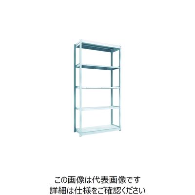 トラスコ中山 TRUSCO TUG型軽量棚100kg単体 1240X474XH2400 5段 TUG100-84S-5 1台(1個)（直送品）