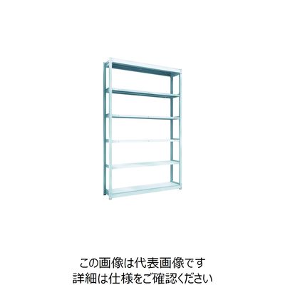TRUSCO TUG型軽量ボルトレス棚 100kg 単体型 1540×324×H2400 6段 TUG100-85K-6 1台(1個)（直送品）